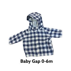 Baby Gap Checkered 0-6m Light Coat